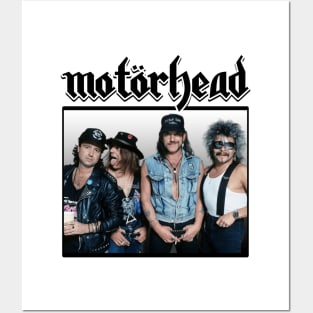 Motorhead Black White Black Posters and Art